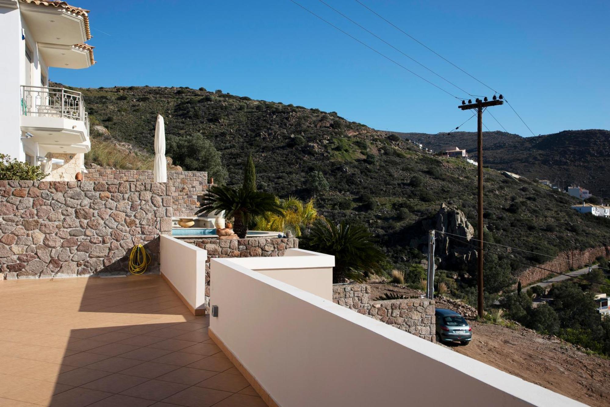 Aegina Sea View Villa Eginitissa Exteriér fotografie